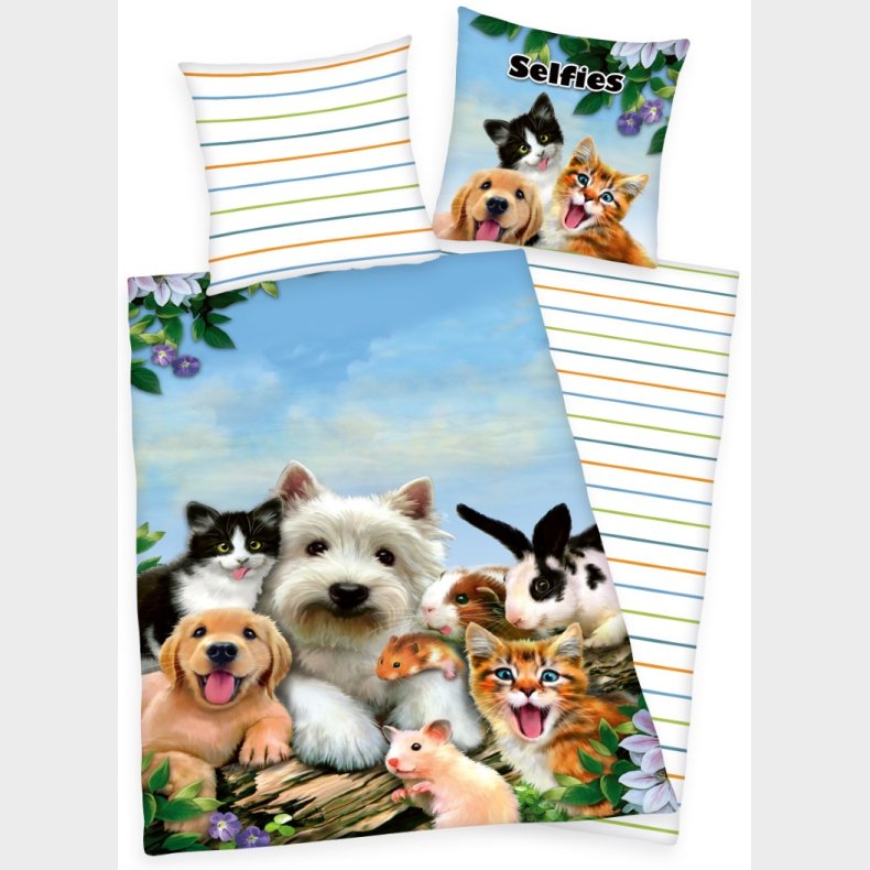 Selfies Kledyr 2-1 Sengetj - 100 procent bomuld