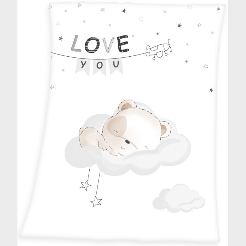 Babybest Sleeping little bear Fleece tppe - 75 x 100 cm