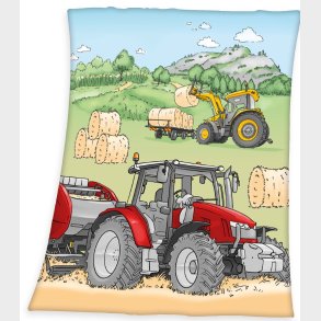 Traktor Fleece tppe - 130 x 160 cm