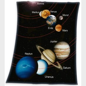 Solsystem Fleece tppe - 130 x 160 cm