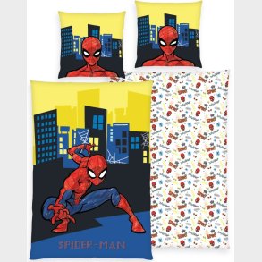 Spiderman Sengetj - 100 procent bomuld