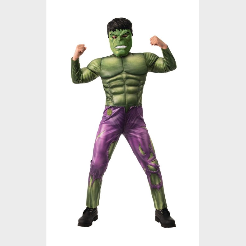 Avengers Hulk Deluxe Brnekostume (3-10 r)