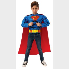 Superman Muskeltop og kappe Udkldning