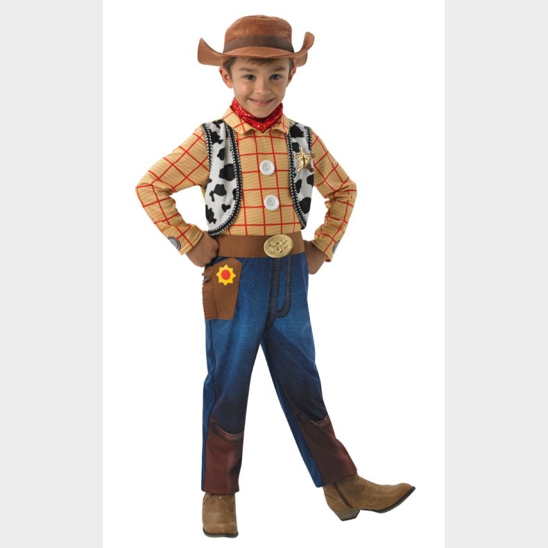 Disney Toy Story Woody Deluxe Kostume (3-6 r)