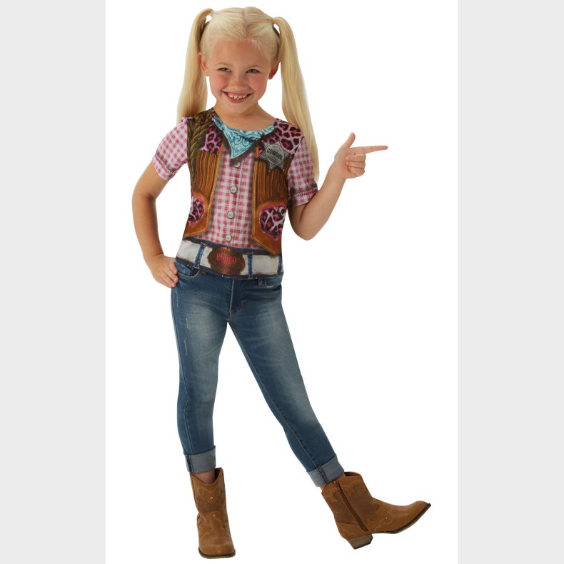 Cowgirl T-Shirt udkldningstj til brn