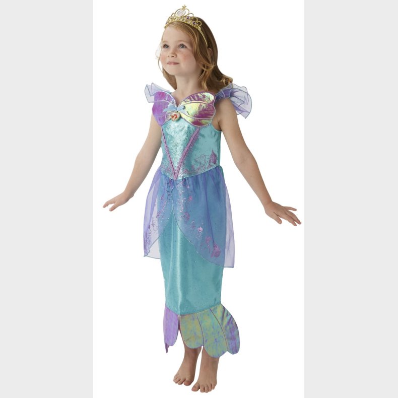 Disney Prinsesse Ariel Deluxe Kjole Udkldningstj (3-9 r)