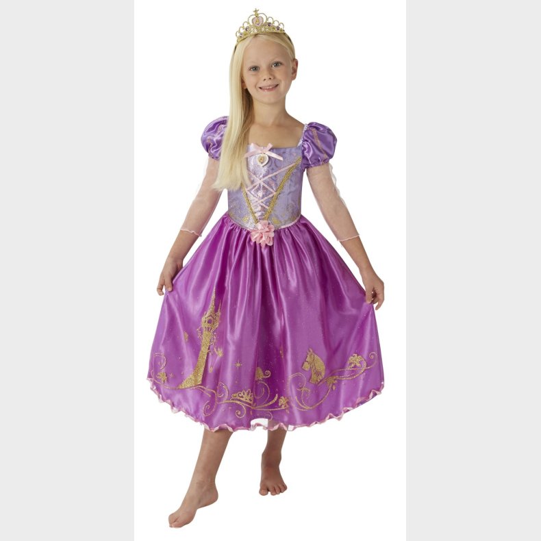 Disney Prinsesse Rapunzel Deluxe Kjole Udkldningstj (3-9 r)