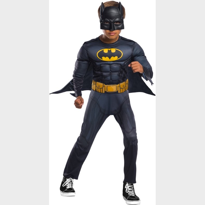 Batman Muskel Deluxe Kostume (3-10 r)