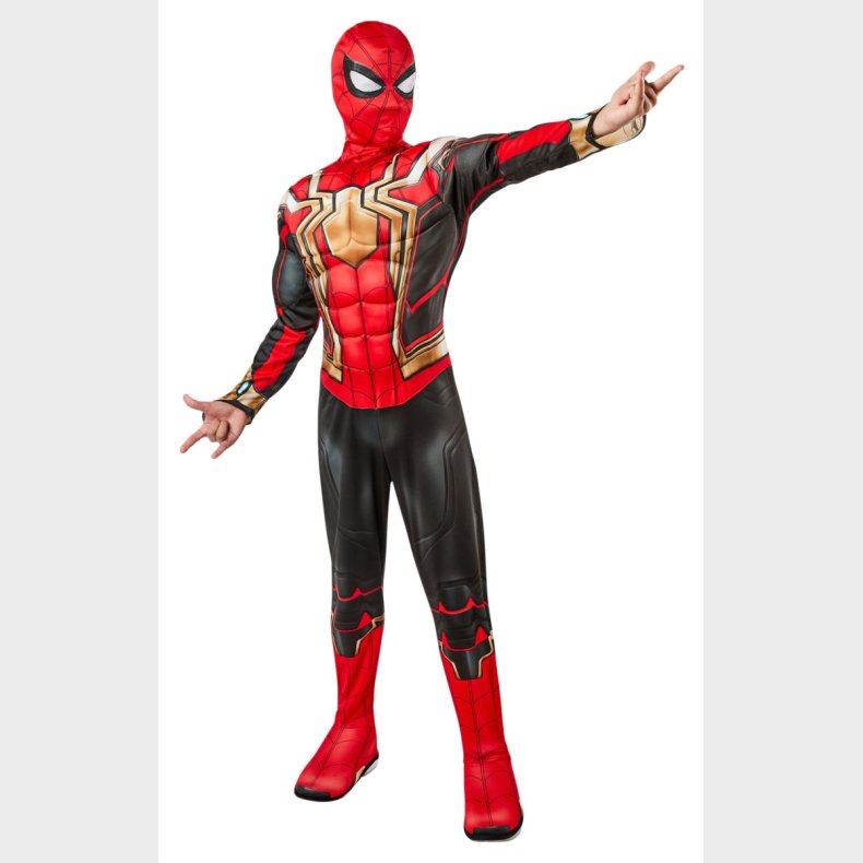 Marvel Spiderman No Way Home Iron-Spider Deluxe Kostume (3-10 r)