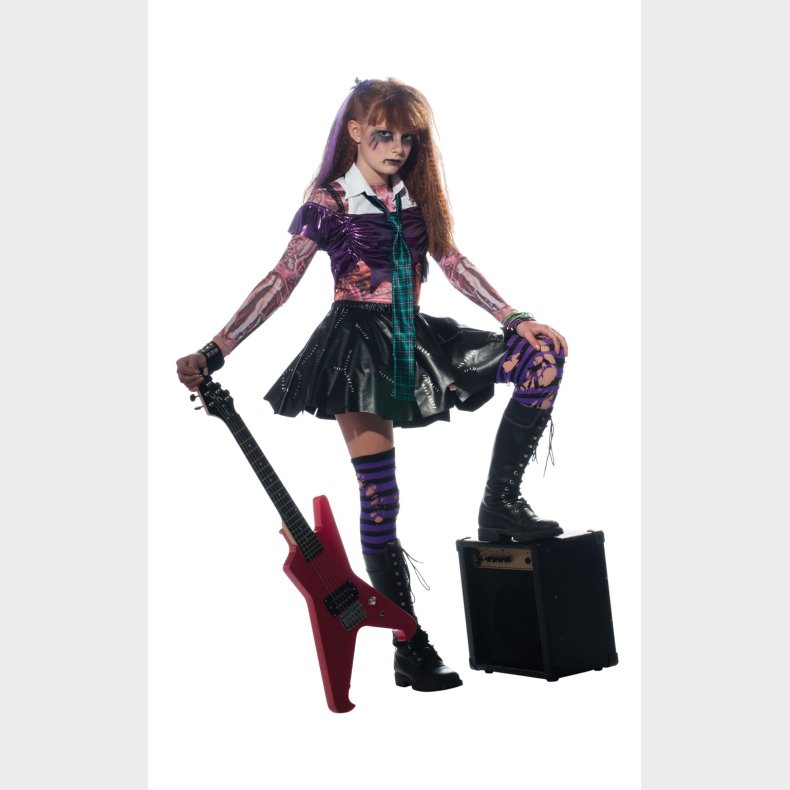 Zoombie Pige Halloweenstj til brn(Str. S)