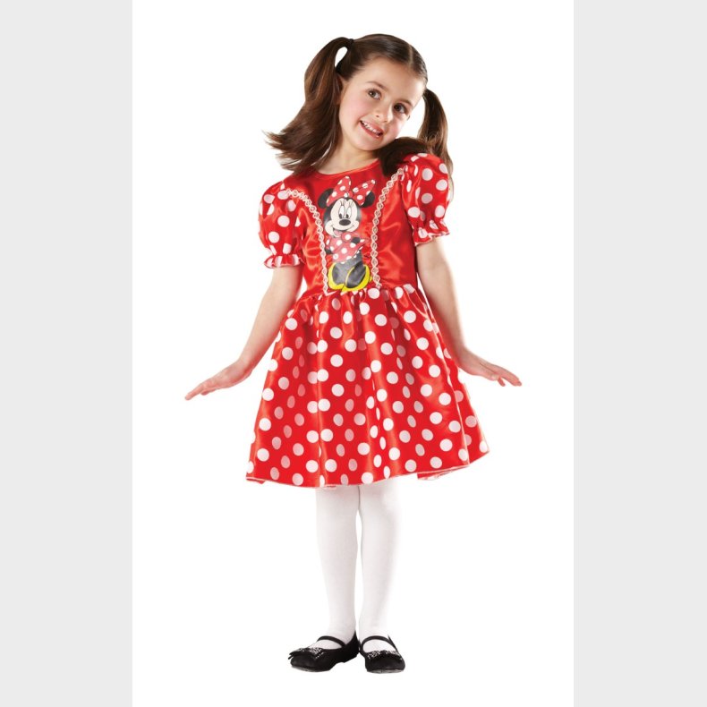 Disney Junior Minnie Mouse Classic Rd Kostume (3-9 r)