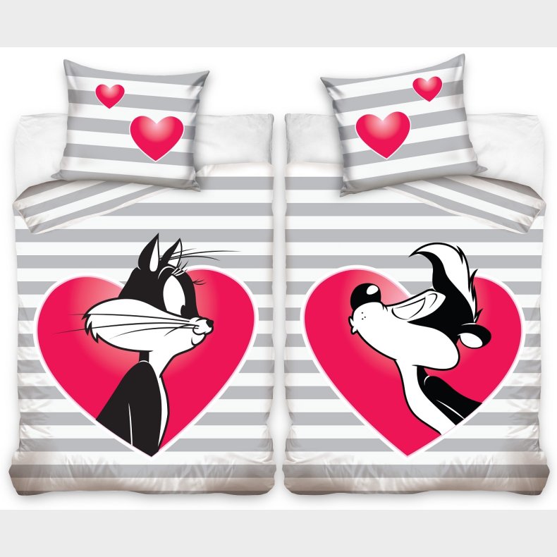 Looney Tunes 'Sylvester' Sengetj 140 x 200, 100 procent bomuld