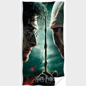 Harry Potter and the deathly hallows Badehndklde - 100 procent bomuld
