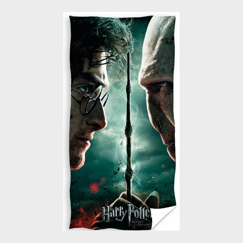 Harry Potter and the deathly hallows Badehndklde - 100 procent bomuld