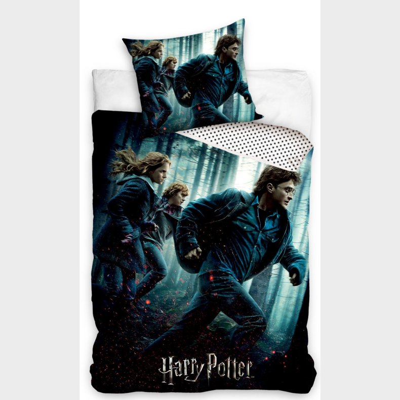 Harry Potter, Ron og Hermione Sengetj 140x200, 100 procent bomuld