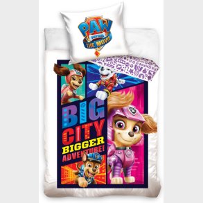 Paw Patrol The Movie ''Big City'' Sengetj 140 x 200 cm, 100 procent bomuld