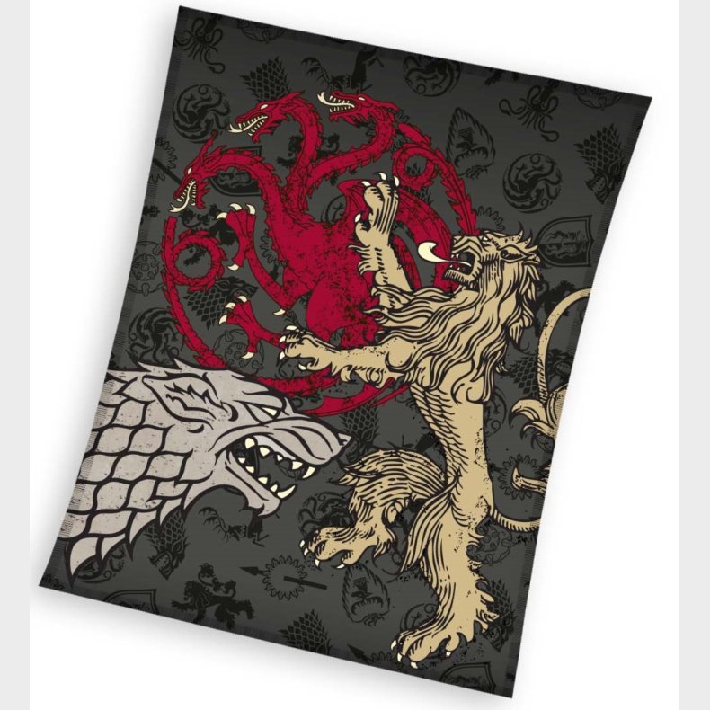 Game of Thrones Coral Fleece tppe - 150 x 200 cm