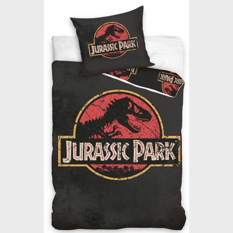 Jurassic Park Sengetj 150 x 210 cm - 100 procent bomuld