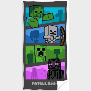 Minecraft Badehndklde model 2 - 100 procent bomuld