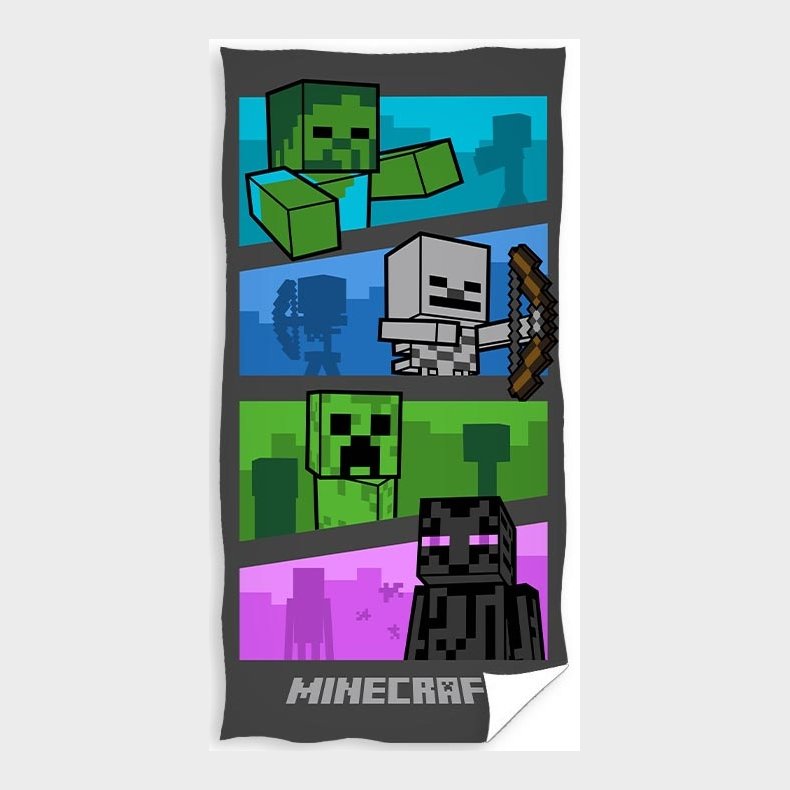 Minecraft Badehndklde model 2 - 100 procent bomuld