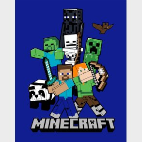 Minecraft Polar Fleecetppe til brn - 110 x 140 cm