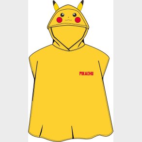 Pokemon Pikachu Poncho badehndklde med htte - 100 procent bomuld