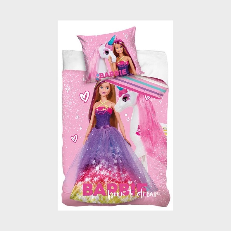 Barbie Sengetj 150 x 210 cm - 100 procent bomuld