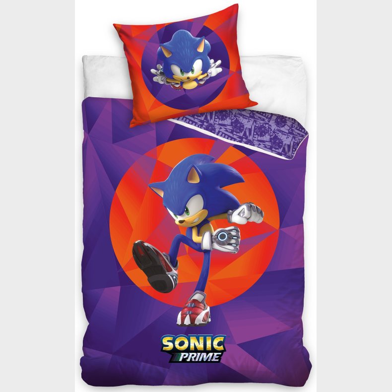 Sonic Prime Sengetj 140 x 200 cm - 100 procent bomuld