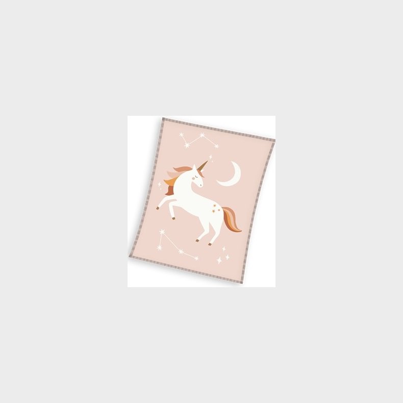 Unicorn Coral Fleece tppe - 110 x 140 cm
