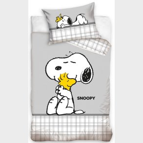 Nuser / Snoopy Junior Sengetj 100x135 cm - 100 procent bomuld