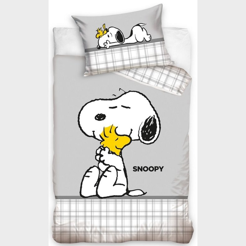 Nuser / Snoopy Junior Sengetj 100x135 cm - 100 procent bomuld