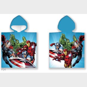 Avengers Poncho badehndklde med htte - 100 procent bomuld