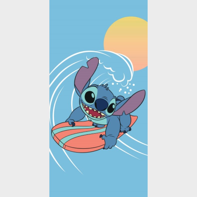 Disney Stitch Badehndklde - 100 procent bomuld