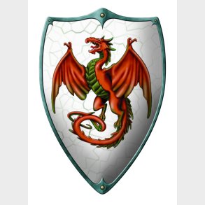 Trskjold til brn ''Drage'' 49 x 32 cm