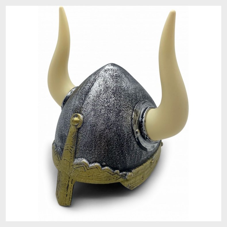 Vikinge hjelm, plast med aftagelige horn