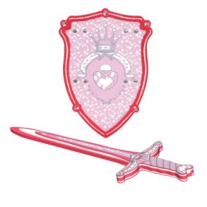 Prinsesse skum svrd + Skjold til brn