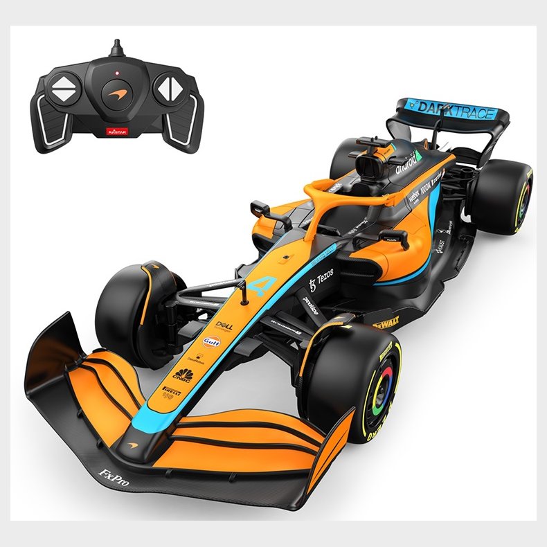 McLaren F1 MCL36 Fjernstyret Bil 1:18, 2.4G