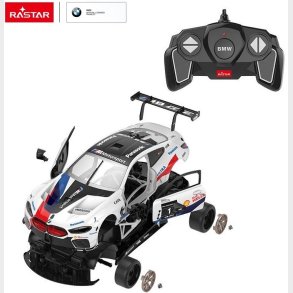 BMW M8 GTE Fjernstyret Bil Byggest 1:18, 2.4G