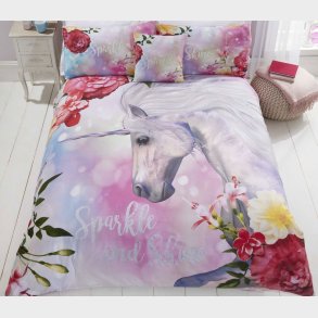 Enhjrning / Unicorn ''Sparkle & Shine'' Sengetj