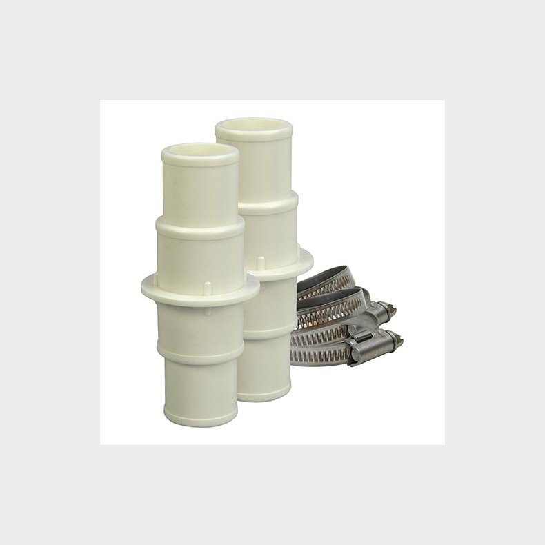 Samlestykke til slange 32+38 MM 2-PAK