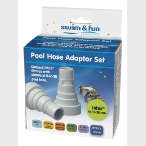 Slange adapterst som passer til Intex