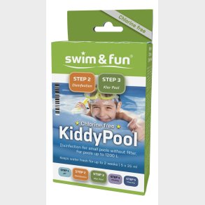 Kiddy Pool klorfri vandpleje til soppebassin