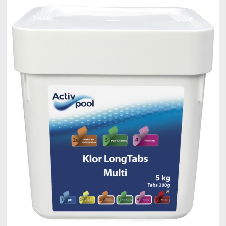 ActivPool Multi Klor 4-1 LongTabs 200g 5kg