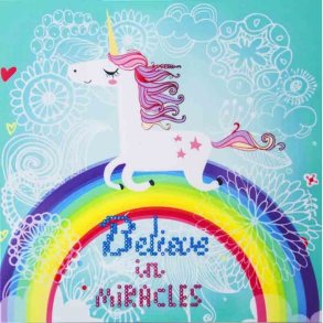 Diamond Dotz 35 x 35 cm - Enhjrning