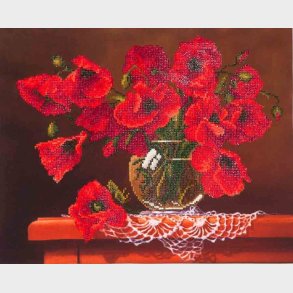 Diamond Dotz 51 x 41 cm - Rde Valmuer