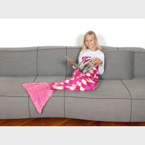 KANGURU Sirena Brne Havfrue Plaid/Tppe Pink