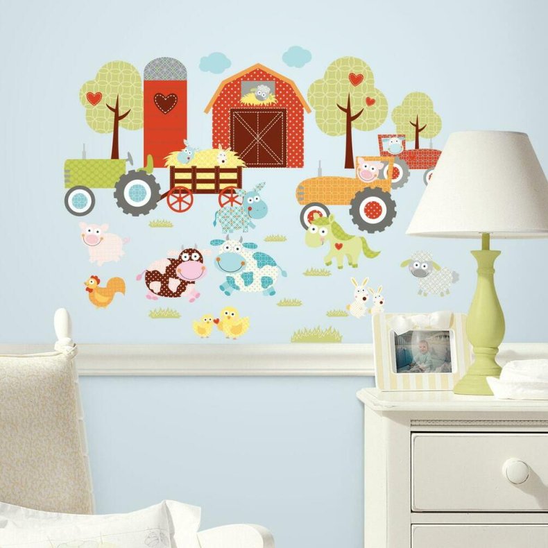 Happi Bondegrds Wall Stickers