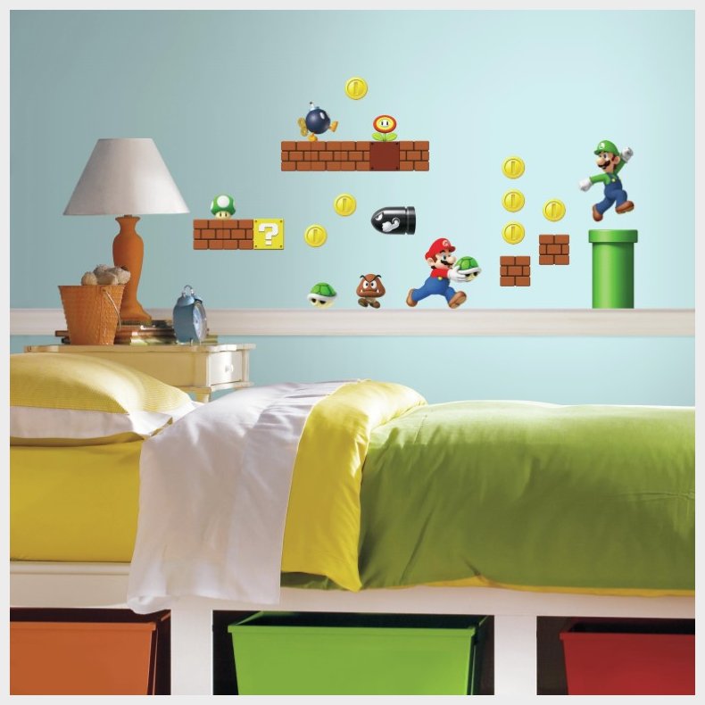 Nintendo Super Mario - Build a Scene Wallstickers