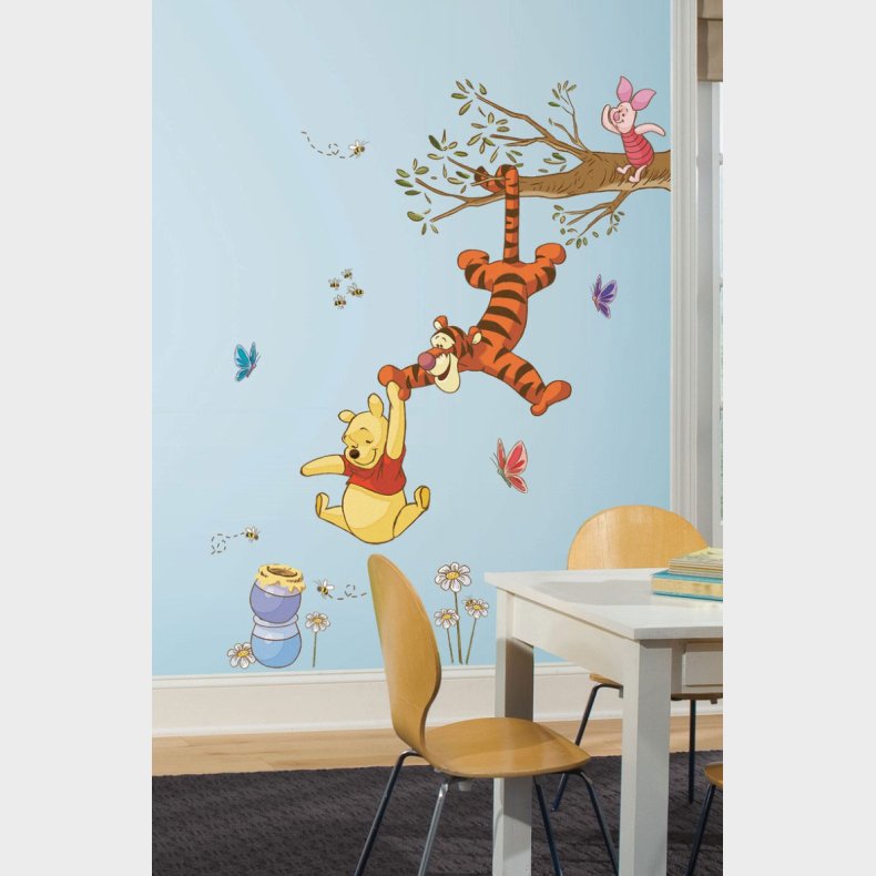 Peter Plys Svinger for at f honning Gigant Wallsticker