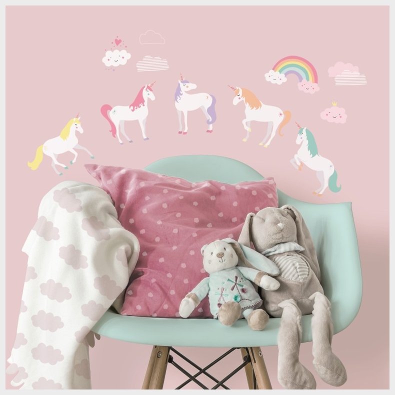 Enhjrning / Unicorn Wallstickers